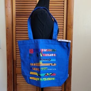 NWT Carhartt WIP Unisex Canvas Graphic Gulf Tote Bag